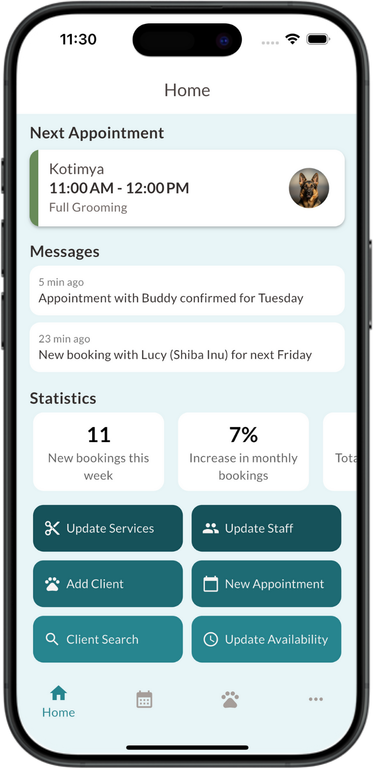 Home Page Screenshot